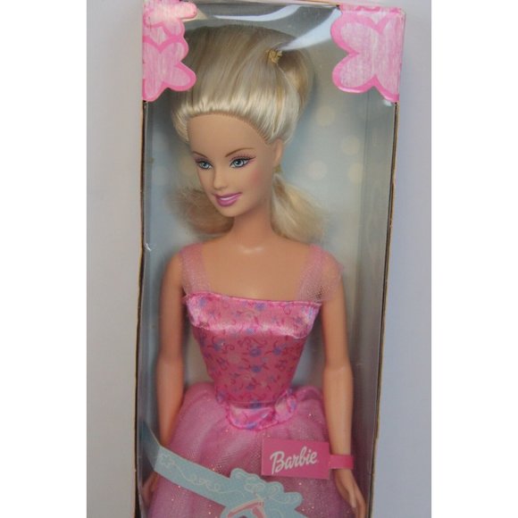 NEW Mattel Ballerina Barbie Doll Figure Princess Flower Pink Ballet Sparkle Tutu - Picture 7 of 8